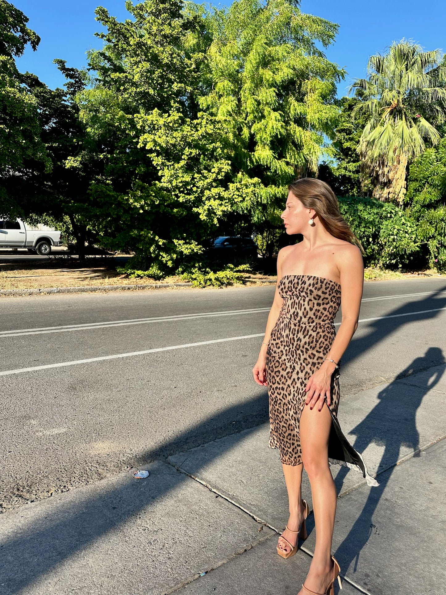 VESTIDO CHEETAH MIDI