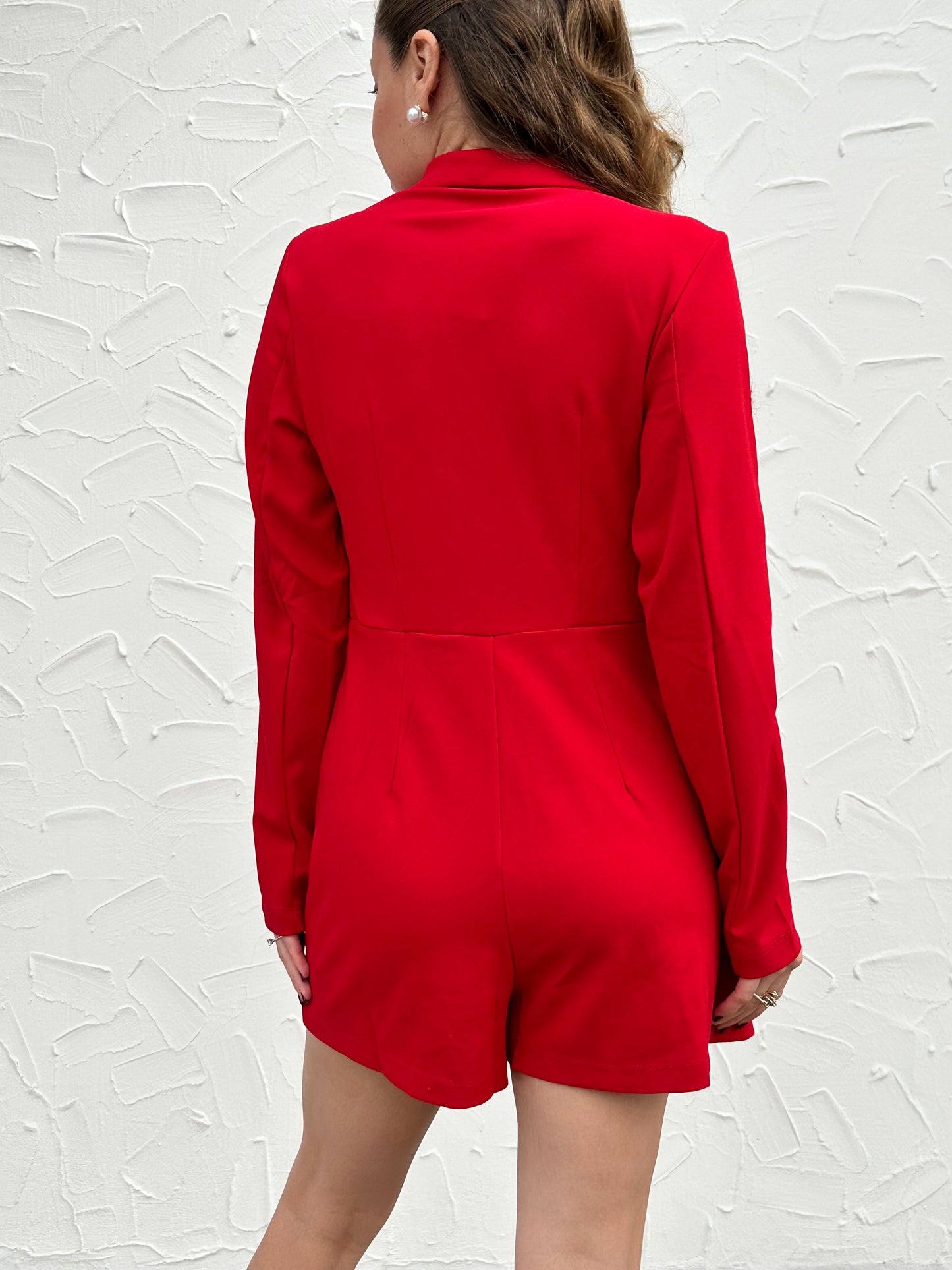 JUMPSUIT TIPO BLAZER ROJO