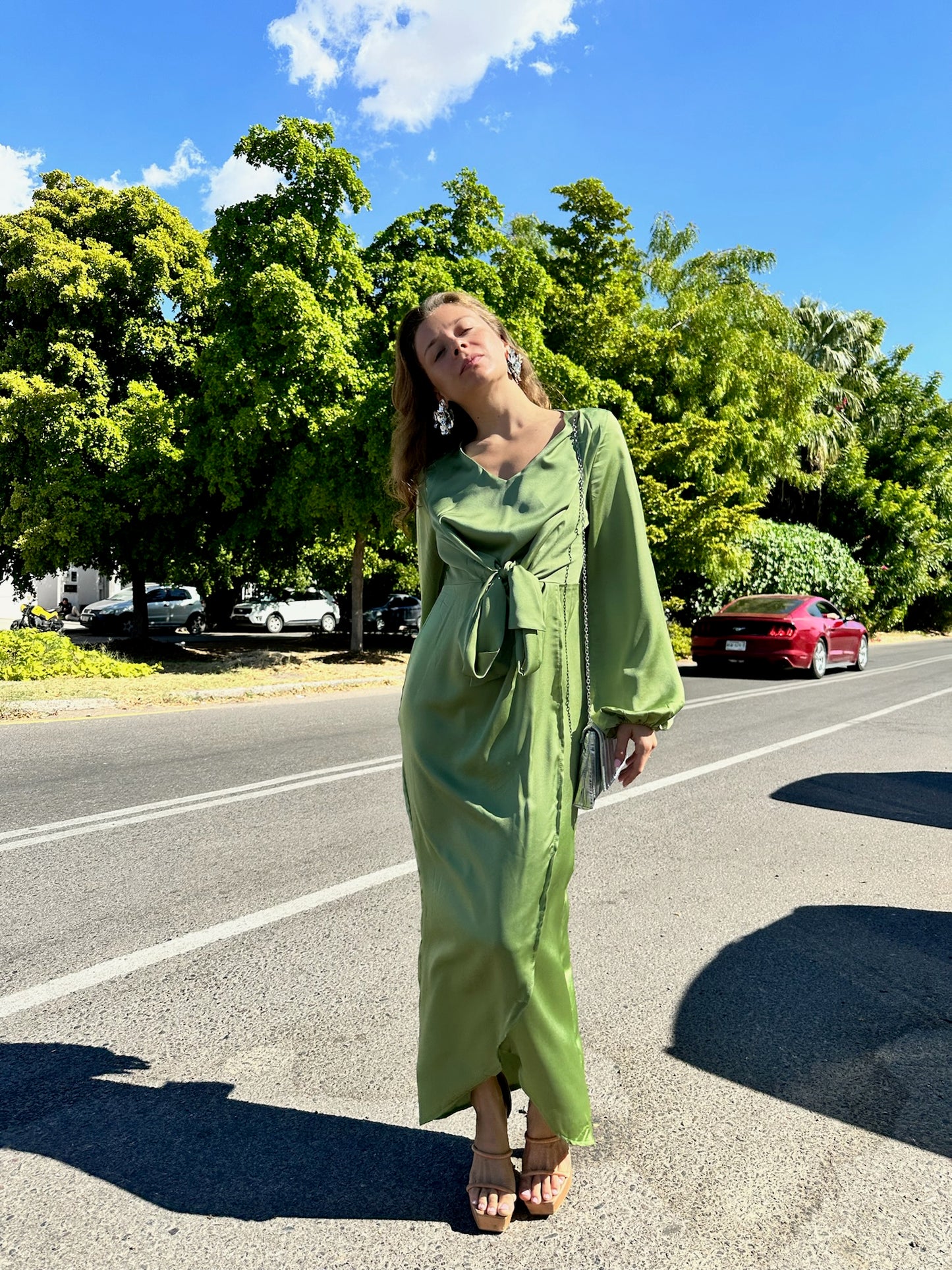 VESTIDO VERDE