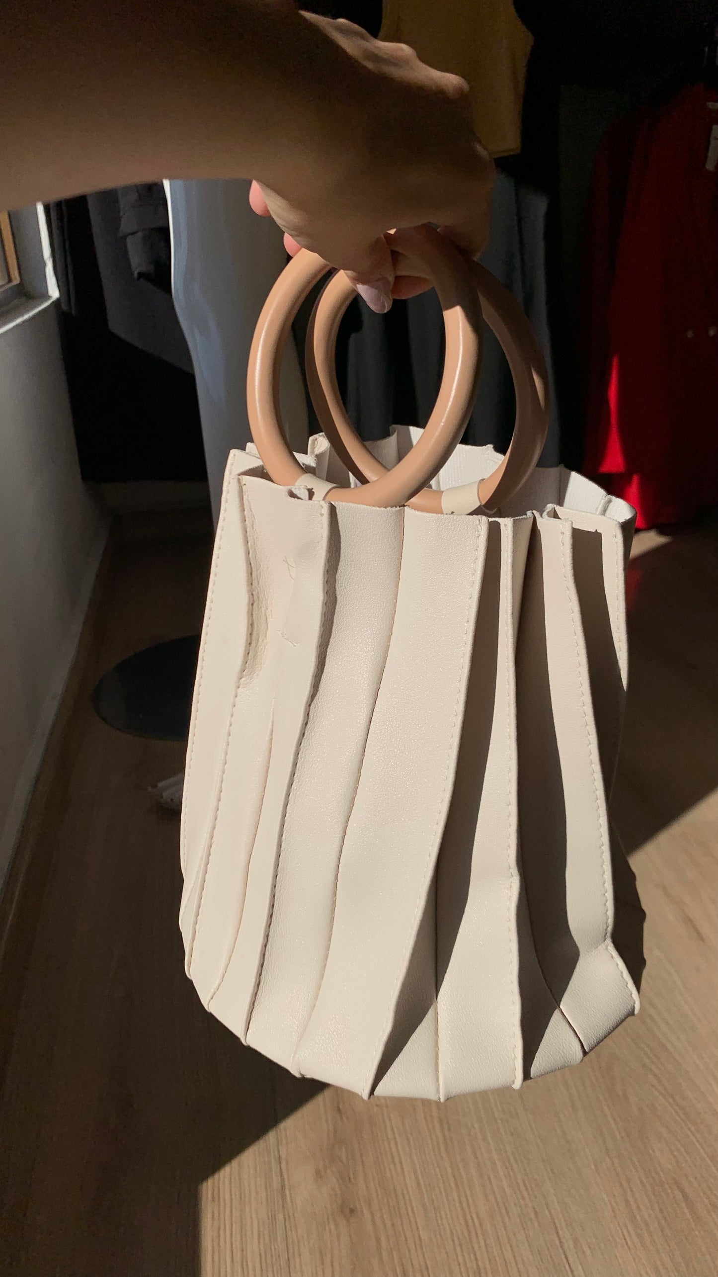 BOLSA ALTA NUDE Y CAMEL