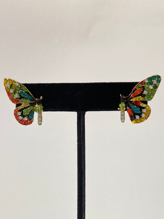 ARETES DE MARIPOSA