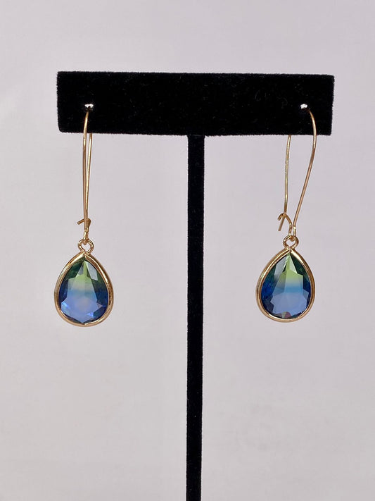 ARETES COLGANTES GOTA DE AGUA